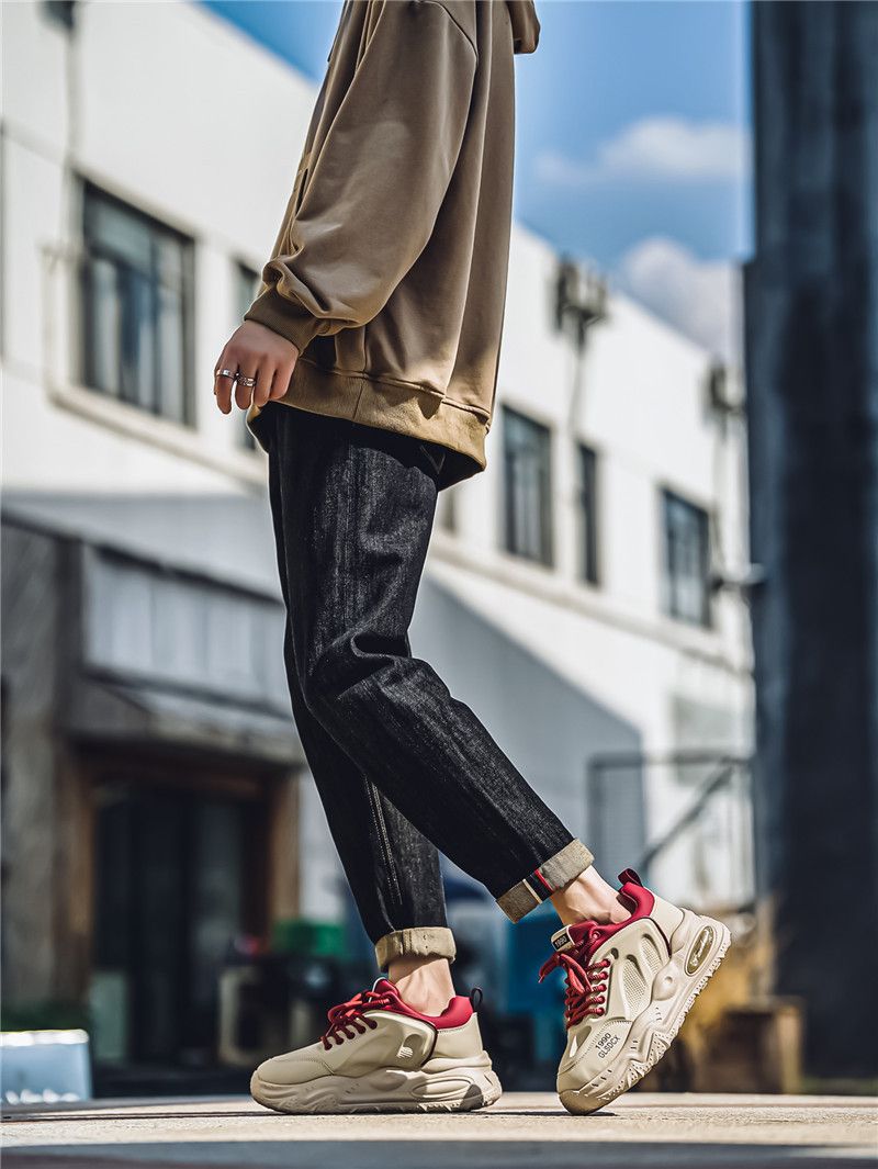 2024 Herbst Neue Koreanische Stil Papa männer Sport Dicke Sohle Trendy Schuhe Sonder Angebot_voghion.com