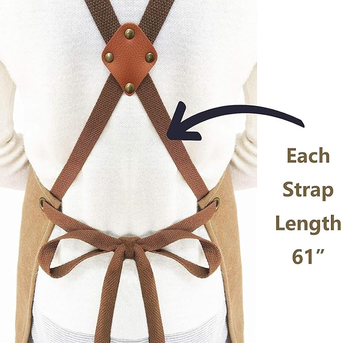 Multi-Zweck Schirtech waasserdicht Greaseproof Stot Taille Kichen Aarbecht Commercial Cowboy Schürze_voghion.com