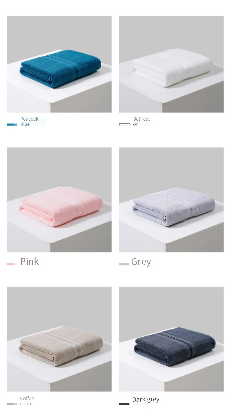 Asciugamano da bagno 100% cotone di classe A - 70x150 cm, oversize e ultra spesso (500 g GSM), super morbido e altamente assorbente, ricamo_voghion.com