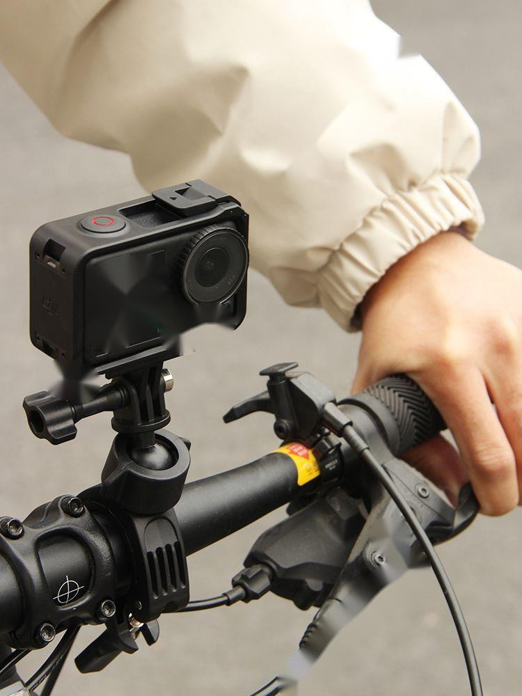 Compatible With Riding Mount 4/3 Bicycle Motorcycle Fixed Clip Sports Camera Accessories_voghion.com