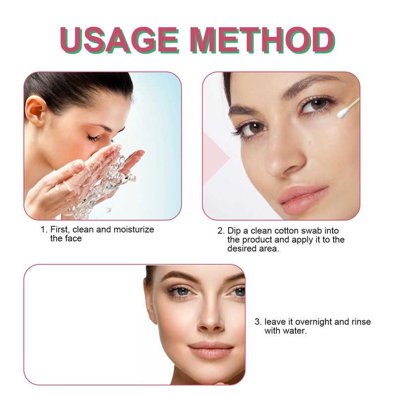 Salicylic Acid Acne Removal Serum Pimples Treatment Anti Whiteheads Oil Control Shrinking Pores Moisturizing Cleansing Skin Care Face care_voghion.com