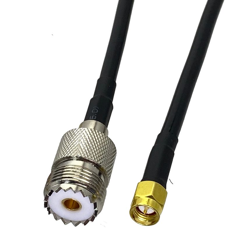 1 pz Cavo RG58 UHF SO239 Jack femmina a spina SA Ale Connettore RF Coassiale Pigtail Adattatore Jumper Dritto Nuovo_voghion.com