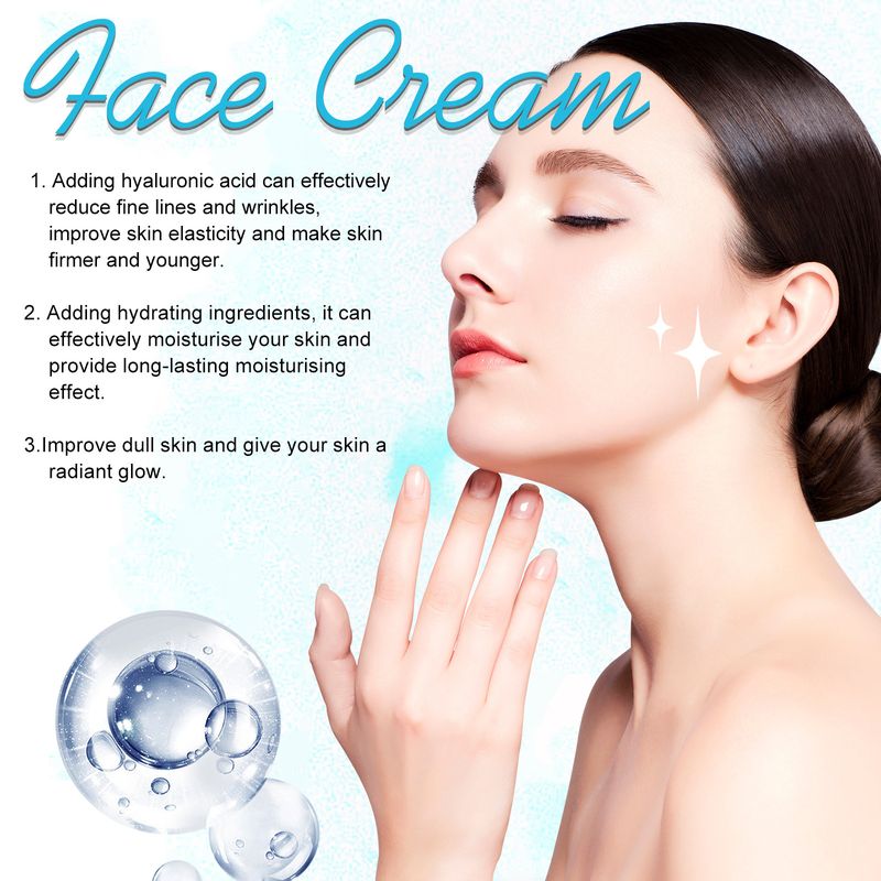 Krem z kwasem hialuronowym, nawilżający skórę, nawilżający i odżywczy_voghion.com