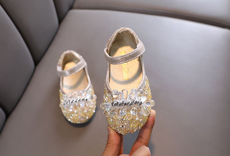 Scarpe da ballo per bambina, bambina, principessa, con diamanti, singole, per spettacoli di danza, per bambini grandi_voghion.com