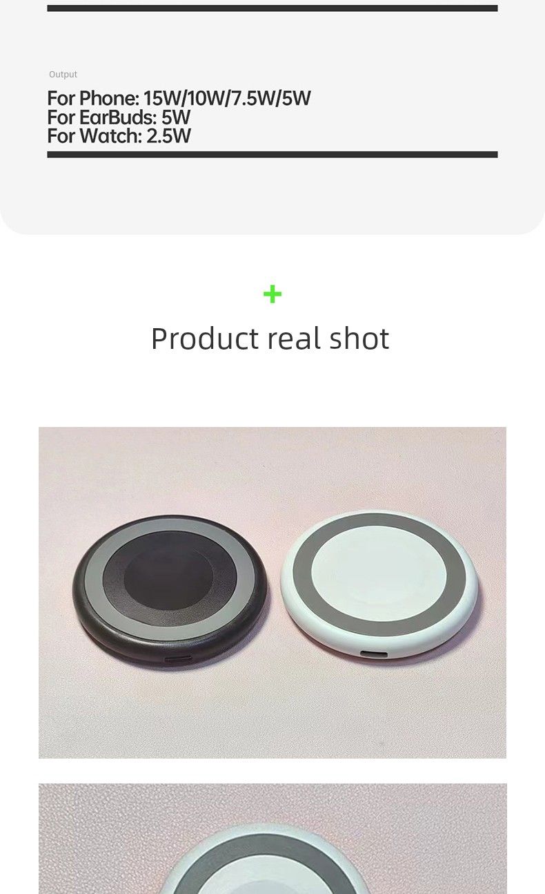 Super Compatible Three-in-One Magnetic Wireless Fast Charge 15W Charger Suitable For Iphone15 Headset Support_voghion.com