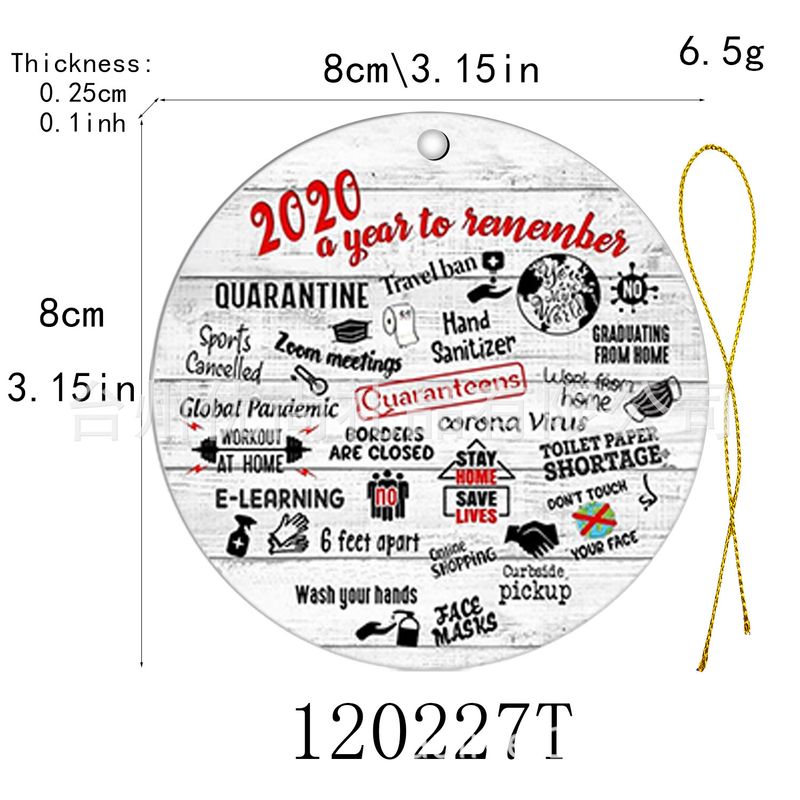 Consejos para imprimir mascarillas para prevenir epidemias 2023, decoraciones para fiestas en casa, accesorios para prevenir epidemias, colgantes, artesanías de madera_voghion.com