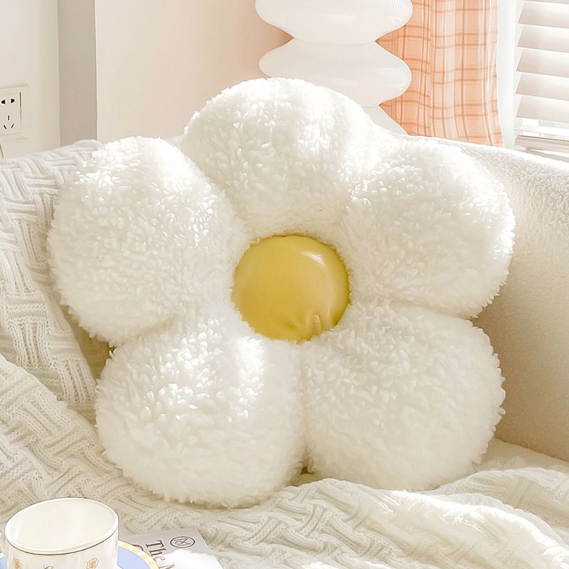 Bonita y fresca almohada decorativa con diseño de abeja y flores para dormir de niña, cojín para sofá de sala de estar_voghion.com