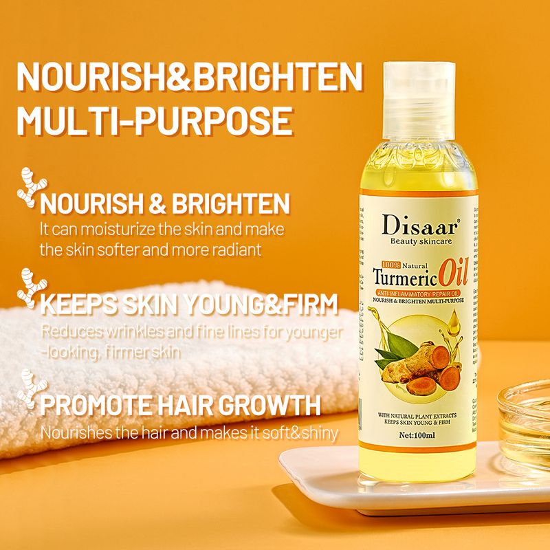 Olio corpo idratante alla curcuma Disaar_voghion.com