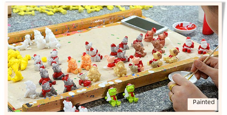 Mermaid DIY micro landscape aquarium decoration waterscape creative beauty cake keychain plastic ornaments crafts_voghion.com