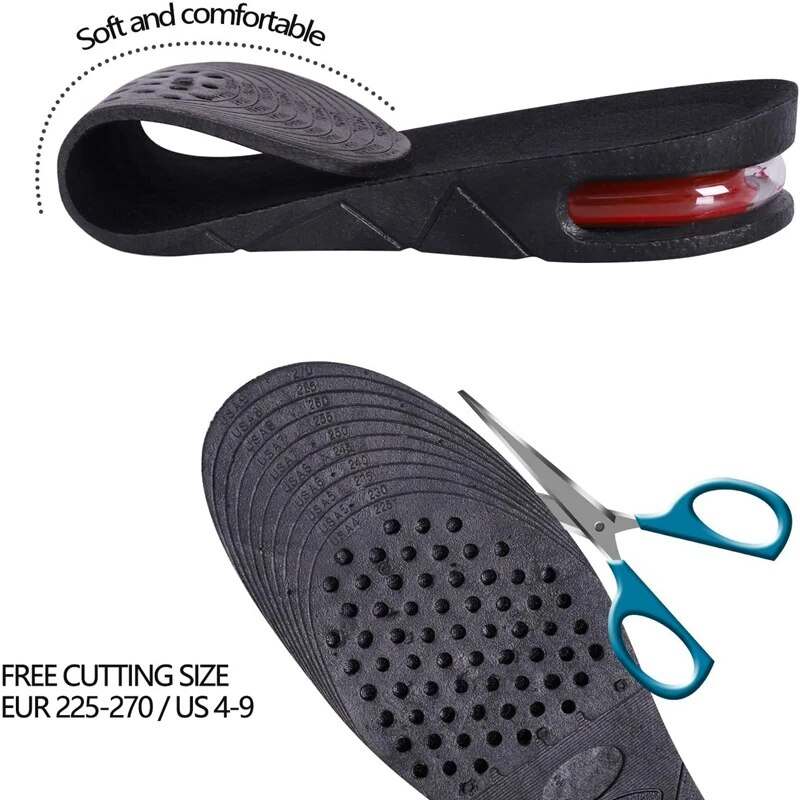 Nouveau coussinet de pied Invisible, semelle intérieure coupée, insertion de talon de chaussure, Support plus grand, absorbant, augmentation de la hauteur, coussin de levage_voghion.com