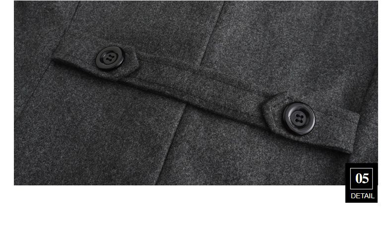 Men's Clothing Autumn And Winter High Quality Thickened Medium And Long Double Breasted Woolen Slim Fit Coat_voghion.com
