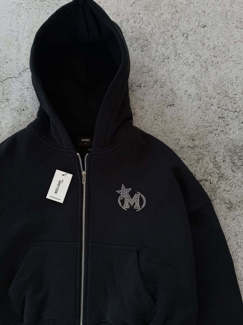 Retro Streetwear Embroidered Hoodie Set - Unisex Pullover Sweatshirt With Vintage Design, Loose Fit & Comfortable Polyester Fabric_voghion.com