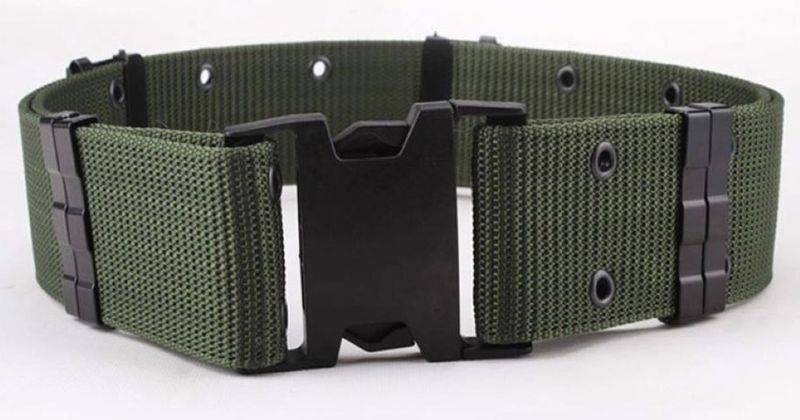 Outdoor Gear Safety Tactical High Quality Climbing Woven Canvas Belt_voghion.com