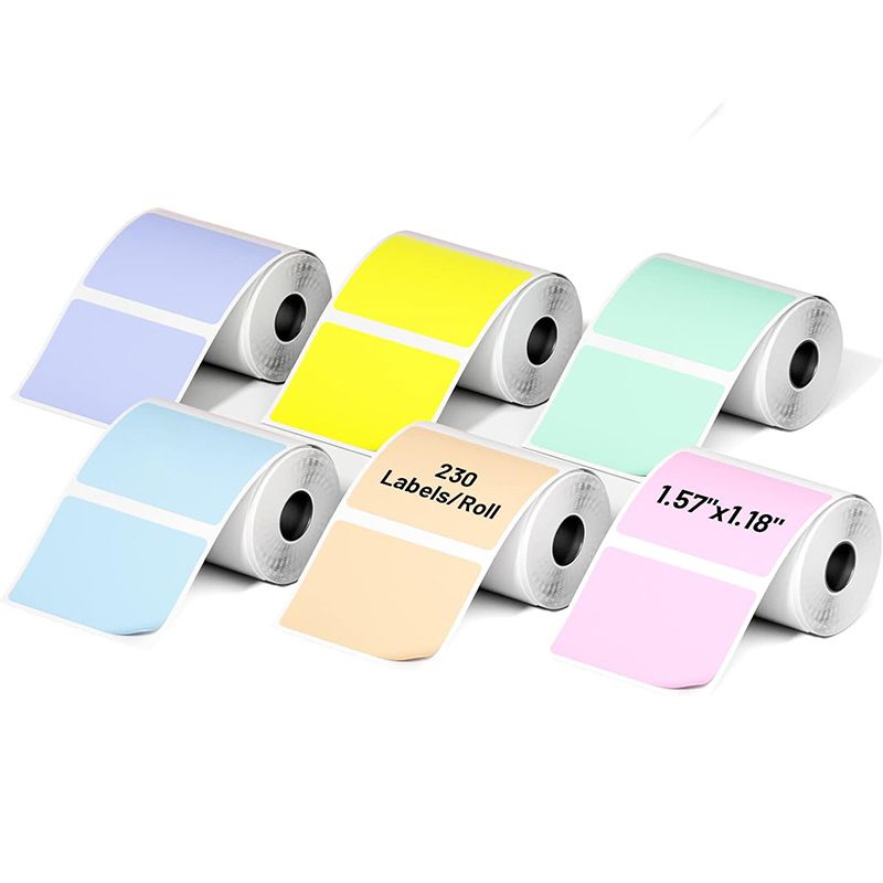 Holographic Round Seal Stickers - Thermal, Waterproof, Matte Silver Self-Adhesive Labels For Gifts & Packaging_voghion.com