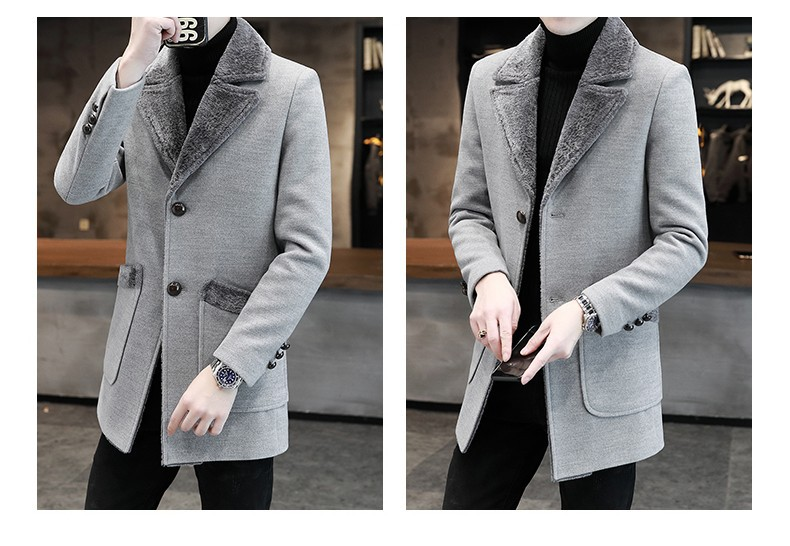 Japanese And Korean Style 22 Autumn Winter New Men's Shearling Coat Small Blazer_voghion.com