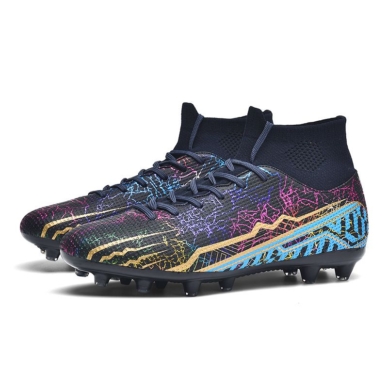 High-top For Men, Women, And Children, TF Artificial Grass AG Cleats, Student Leather Soccer , Large Size Training_voghion.com