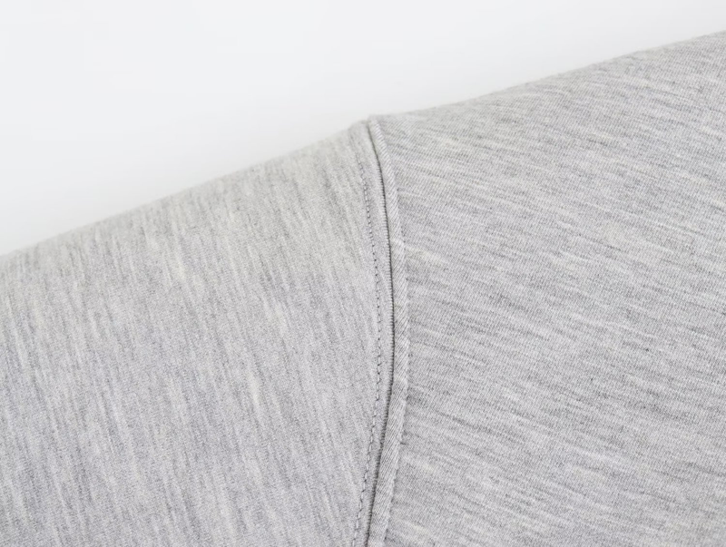 Kadın kapşonlu uzun uzay pamuklu ceket bol hırka sweatshirt_voghion.com