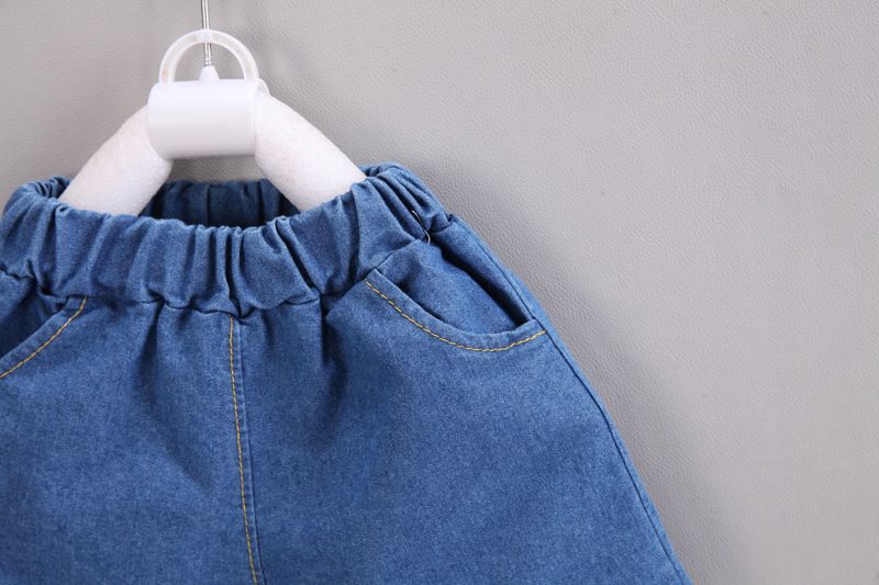 Kinderkleidung Mädchen Sommerkleidung 2024 Neue Internet-Promi-Mädchen Kinderkleidung Sommer Kurzarm Zweiteiler Trendy Kleidung_voghion.com