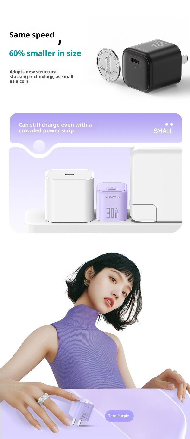 30-W-kompatibles Ladegerät, 16 Galliumnitrid-PD-Schnellladekopf, 15 Pro Max Ladekabel_voghion.com