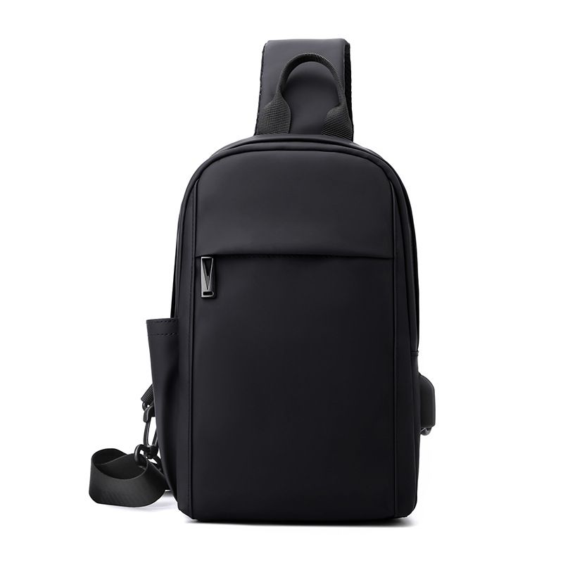 Men's Chest New Multifunctional USB Shoulder Fashionable Crossbody Bag_voghion.com