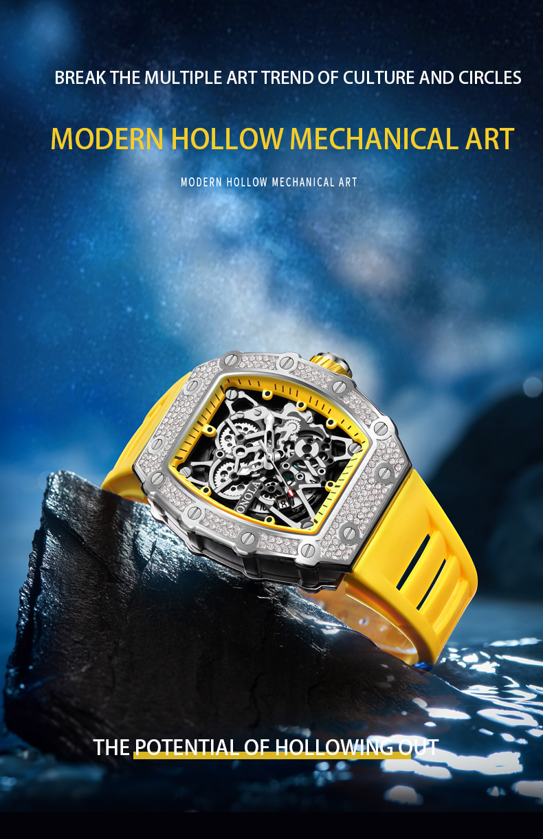 Onola – Luxus-Herrenuhr, neue Kollektion 2022, Diamantbesatz-Design, Quarz, wasserdicht, Armband, Relio Manculino_voghion.com
