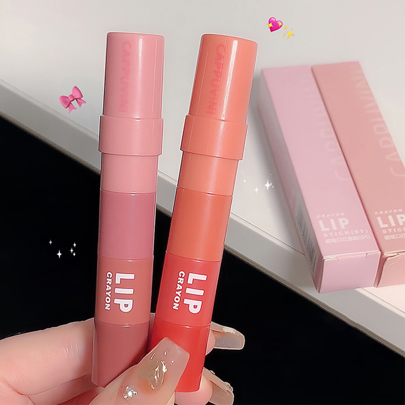 penna Rossetto opaco 4 colori in 1 rossetto rosa nudo opaco rossetto resistente all'acqua set di rossetti con penna conf_voghion.com