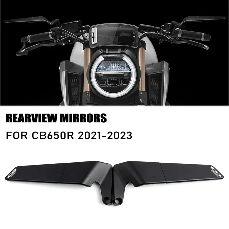 CB650R CB 650R 2021 2022 2023 Motociklu atpakaļskata spoguļi Universāls 360° regulējams atpakaļskata spogulis cb650r_voghion.com