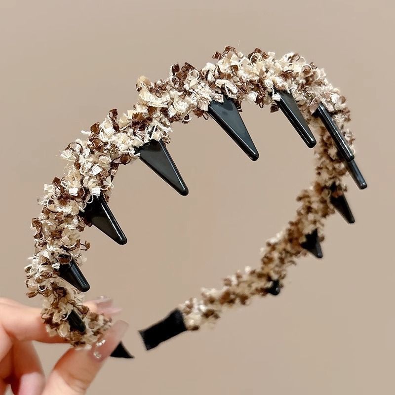 Capelli ondulati intrecciati, lusso dolce e leggero, nuovo temperamento soffice e profumato, design antiscivolo per il lavaggio del viso, fascia per capelli_voghion.com