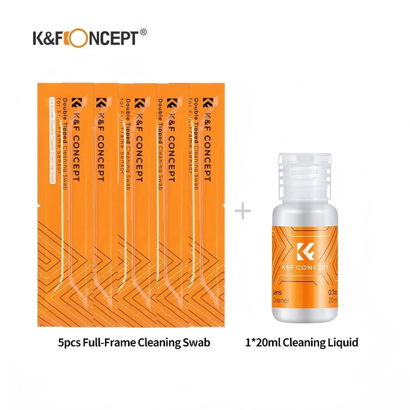 24mm Full-Frame Sensor Swab & 1 * 20ml Cleaning Liquid Cleaner Kit For DSLR SLR Camera_voghion.com