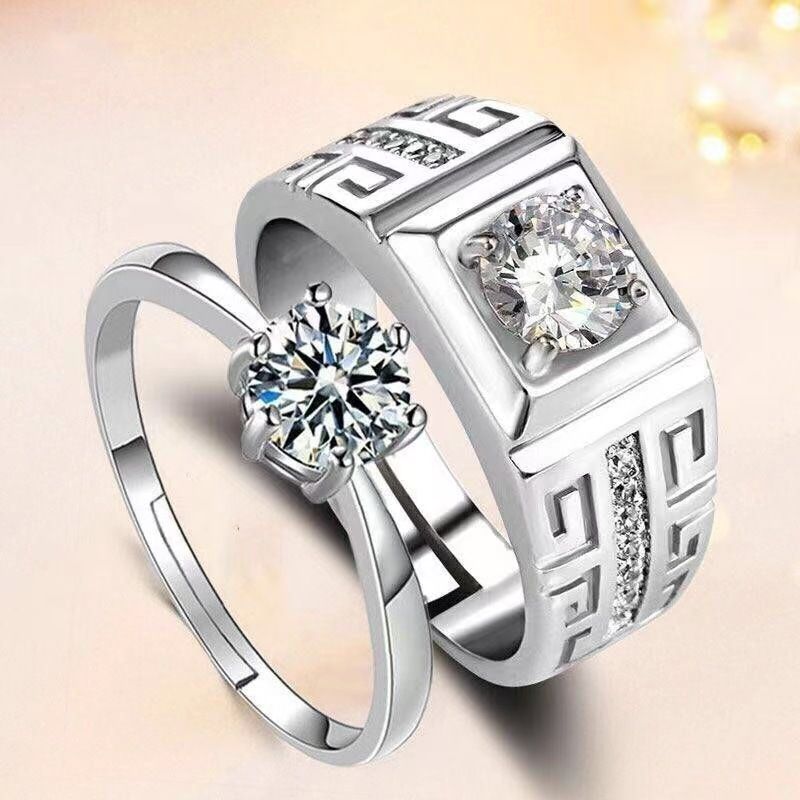 Heißer verkauf online berühmtheit Mo Sangshi der klassische sechs klaue männlichen und weiblichen paar ring_voghion.com