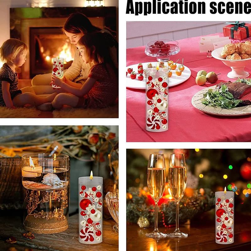 Weihnachtsvase Füller Perle Weihnachtsvase Füller Kerzendekoration_voghion.com