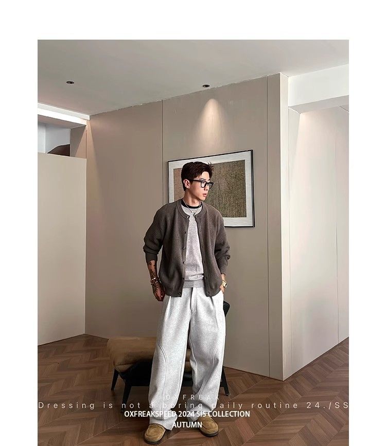 Cleanfit Schwarze, konisch zulaufende Jogginghose für Herren – Hochwertige, lässige Jogginghose aus Polyester mit verstellbarem Kordelzug in der Taille und geradem Saum_voghion.com