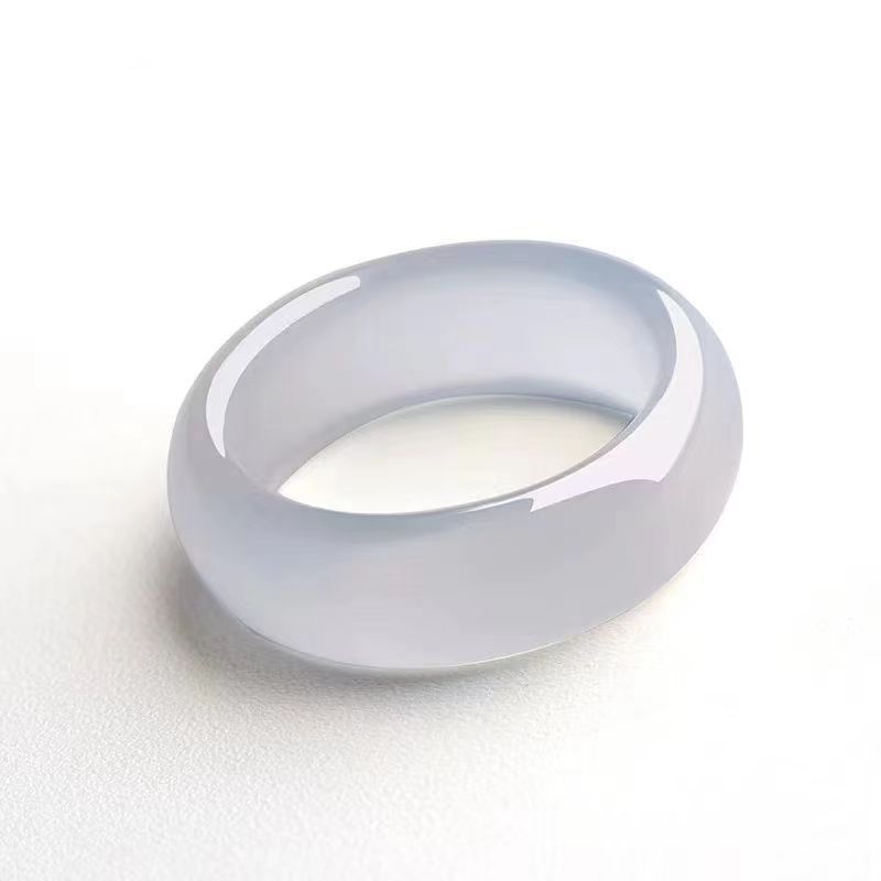 Anello portafortuna naturale che attrae ricchezza, anello in agata rossa per uomo e donna, anelli di coppia_voghion.com