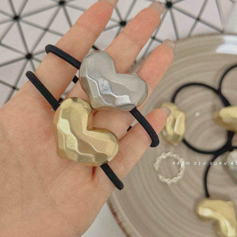 Simple All-match Love Pony Tail Hair 2023 New Style Girl High Elastic Durable Rubber Band Head Rope_voghion.com