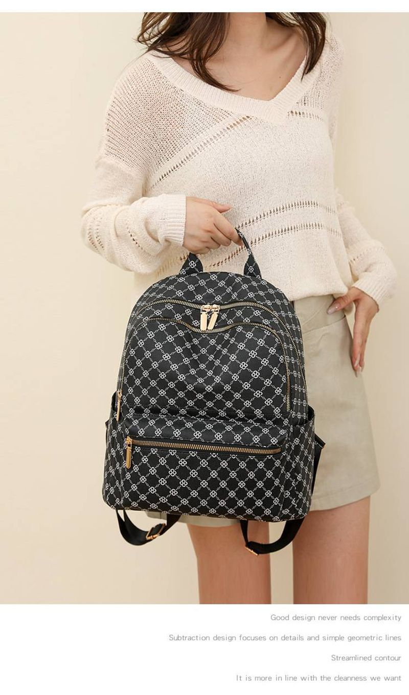 2024 Yeni Çok Yönlü Hafif Seyahat Kadın Moda Yolcu Sırt Çantası Büyük Kapasiteli Kitap Çantası_voghion.com