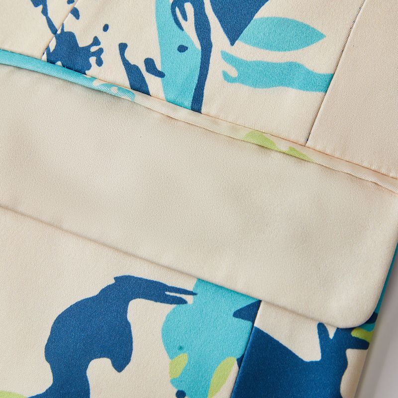 Modes jaunā tendence zili zaļa bēša apdrukāta ikdienas ASV izmēra vīriešu pieguļoša vienvietīga uzvalka_voghion.com