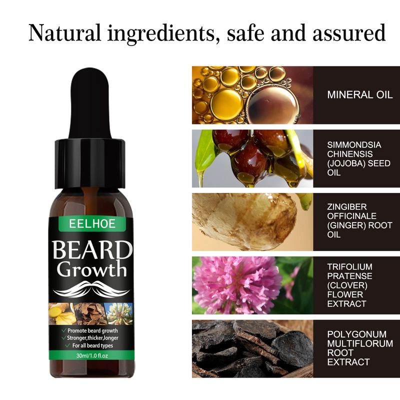 EELHOE Facial Hair Care Oil Nourishing Moisturizing Spray Facial Hair Care Fluffy And Soft Nourishing Oil_voghion.com