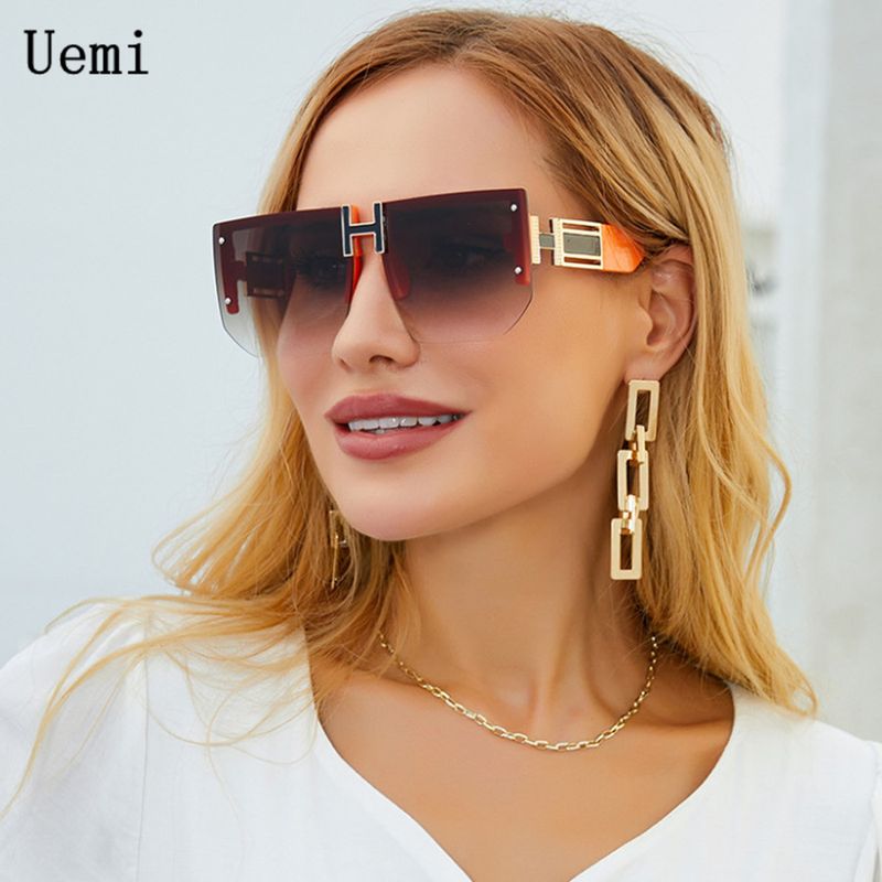 Mode Neue Mode Vintage Quadrat Sonnenbrille Für Frauen Männer Marke Retro Overside Rahmen Brille Fahren Polarisierte Brillen UV400_voghion.com