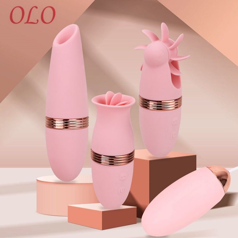 Lizanje jezika Sesanje Skakanje Jajca Sesanje Vibrator Klitoris Seks Igrače_voghion.com