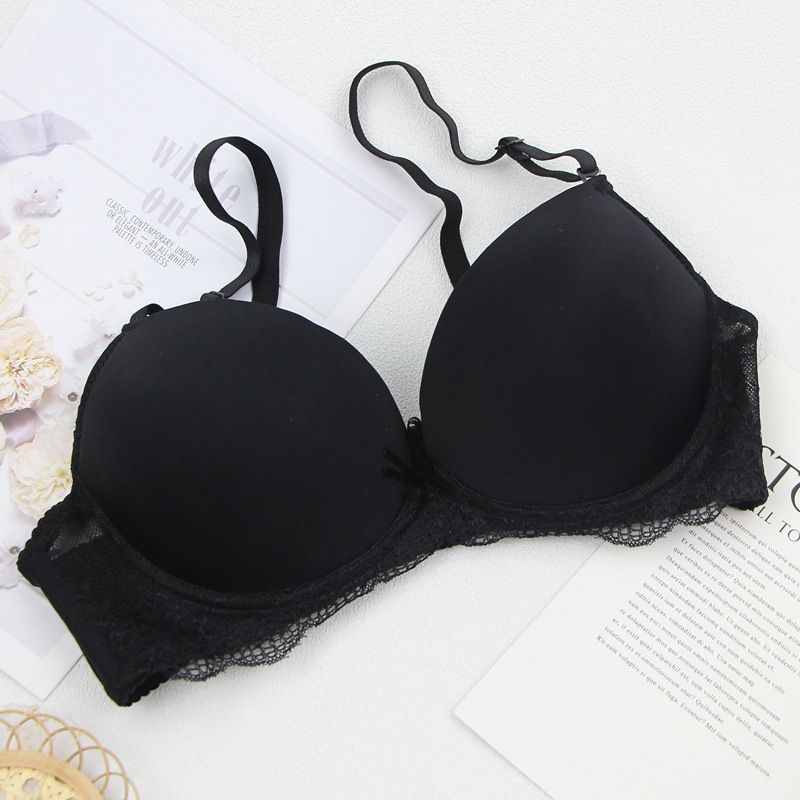 Women Plus Size Lingerie Large Size Smooth Seamless Underwear Small Breasts Anti Sagging Thin Style Gathered Adjustable Bra_voghion.com