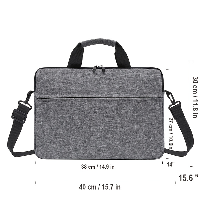 Borsa per computer da 1 pezzo, borsa per computer a spalla, borsa per laptop compatibile con 14 pollici/15,6 pollici, 5 colori disponibili_voghion.com