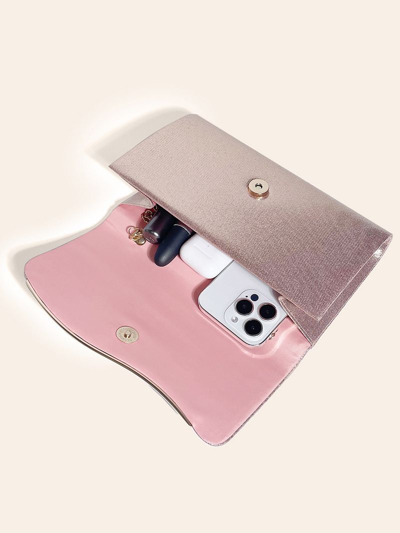 Lotto attuale di borse alla moda, semplice borsa a mano stropicciata, borsa da banchetto in filo di ferro ondulato in metallo_voghion.com