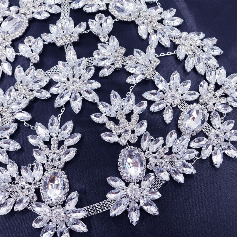 Hot selling overdreven make-up bal gepersonaliseerde feestoptredens, diamanten maskers, vrouwelijke maskers_voghion.com