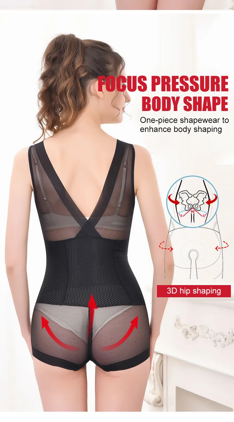 Juosmens pilvo formavimo priemonė MISTHIN Bodysuit viso kūno formavimo priemonė Kolumbietė Salomėjos juosta Moterys numeta svorio Lieknėja pilvo kontrolė_voghion.com