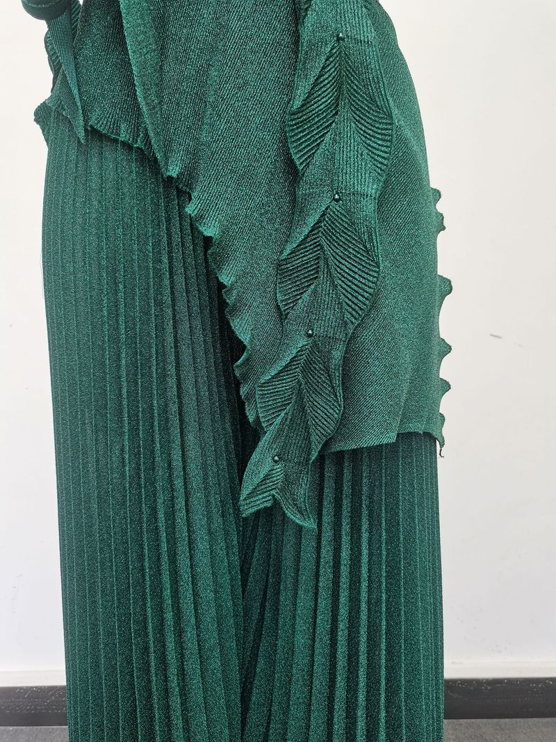 Women's Clothing Banquet Off Shoulder Light Luxury High End Dress Two Piece Suit_voghion.com