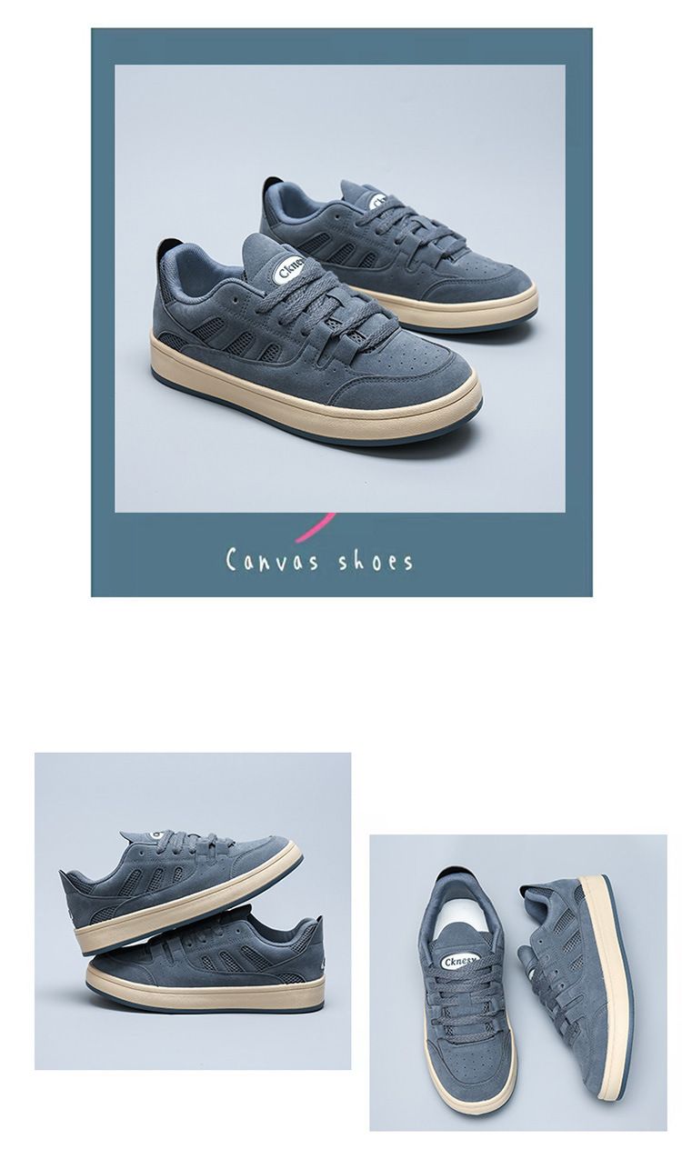 Zapatillas de lona de moda para hombre, primavera 2025, nuevas y versátiles para jóvenes, Ulzzang_voghion.com