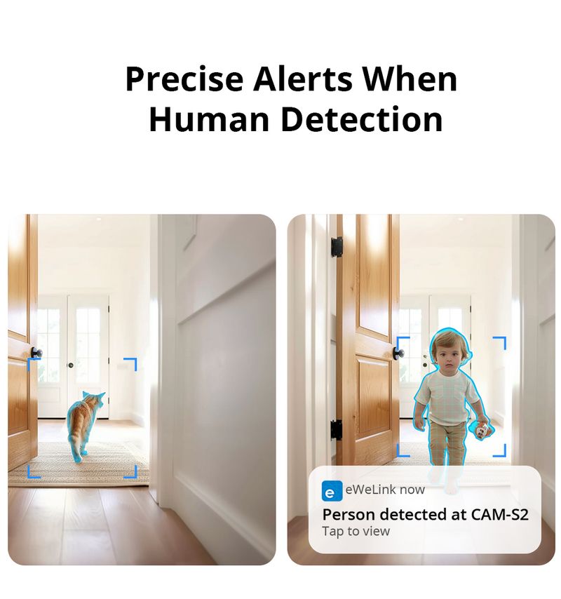 SONOFF CAM Slim Gen2 Smart Home Security Camera 1080P Human&Motion Detection Night Vision Two-way Audio work with Google_voghion.com