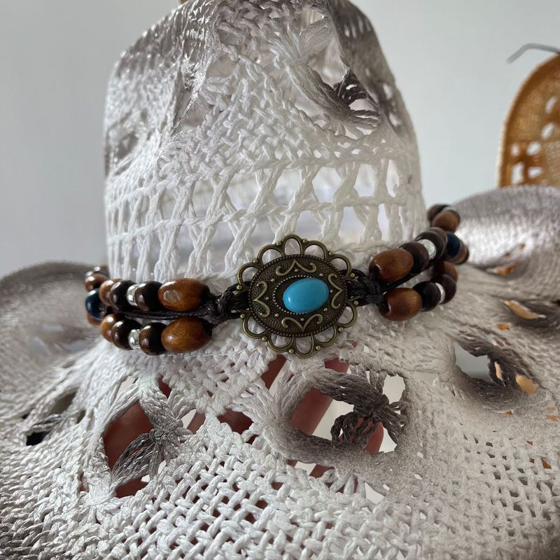 Moda Nuovo Occidentale Cowboy Paglia Femminile Moda Estiva Versione Coreana del Vento Nazionale Ombra Cava Cappello da Spiaggia Vacanza Gratis_voghion.com