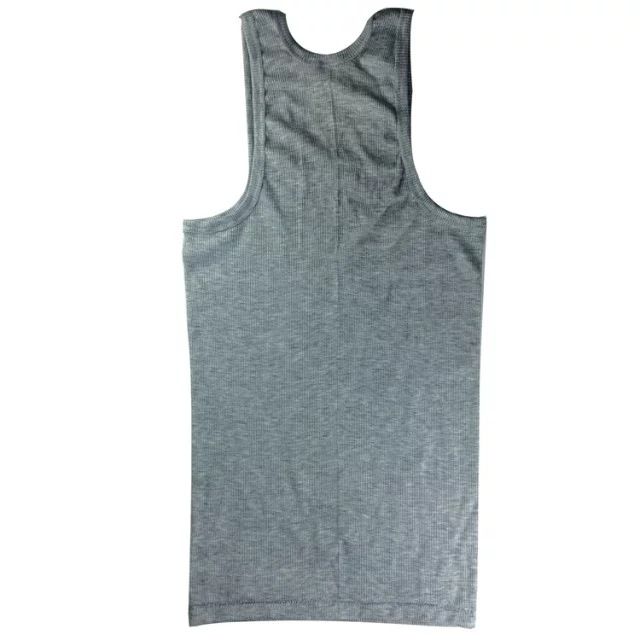 Factory direct men's European size vest 2 2 thread undershirt sports fitness vest wide shoulder sleeveless base underwear_voghion.com