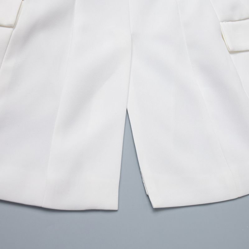 Giacca blazer da pendolare slim fit, con scollo a V, vestibilità attillata, primavera 2025, di alta qualità, antirughe, per donna_voghion.com